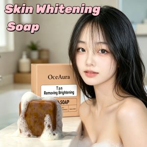 Saffron Handmade Soap Bar Brightening Remove Dark Spot Tan Cleansing Bath Soap Hydrate Smooth Skin For Face Body All Skin Types