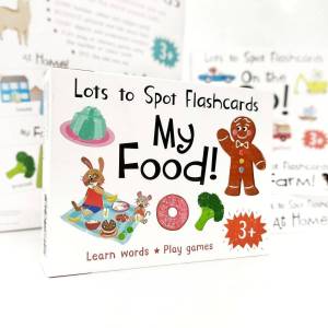 Miles Kelly Lots to Spot Flashcards My Food!