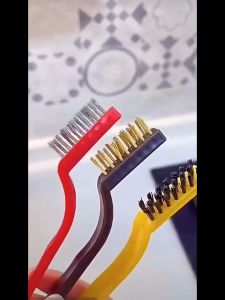 Serenity แปรงลวดทองเหลือง แปรงลวดทองเหลืองขัดสนิม แปรงขัดก้นกะทะ ราคาต่อแพ็ค พร้อมส่ง kitchen cleaning brush