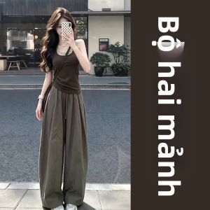 NIUVIES | Bộ Áo Thun và Quần Suông Mới Kiểu Hàn Quốc Cho Mùa Hè