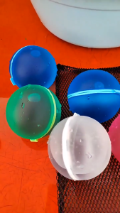 6PCS Swimming Pool Magnetic Reusable Water Balloons Refillable Quick Fill Self Sealing Splash Balls