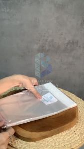Plastik Display 15x20 Cm Tebal 40 mic isi 100 lembar / Plastik Perlize / Plastik Gantung untuk Kemasan Aksesoris & Snack