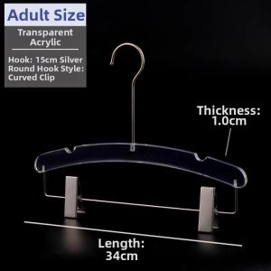 Transparent Acrylic Hanger for Clothes
