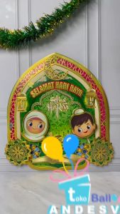hiasan tempel lebaran / ornament lebaran dekorasi perayaan Hari Raya / dekorasi idul fitri