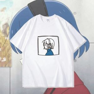 Áo Thun Cotton Tay Ngắn Mùa Hè Rộng Rãi Cho Nam Và Nữ Phong Cách Nhật Bản Hoạt Hình Thường Ngày Cổ Tròn in Họa Tiết