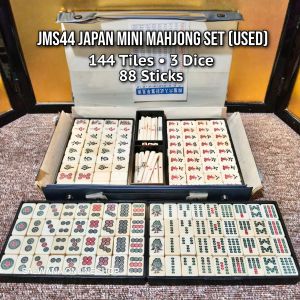 JMS44 JAPAN SURPLUS OLD MINI MAHJONG GAME SET (USED)
