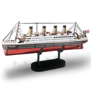 Piececool 3D Metal Puzzles Titanic Ship Model Kits Cruise Building Toys Home Decoration Gifts Metal Brain Teaser Puzzles 3D Puzzles For Kids Mechanical Puzzles - Lazada