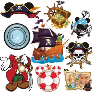 Bộ 9 Miếng Dán Từ Tính Trang Trí Cửa Theo Chủ Đề Du Thuyền Thiết Kế Neo Dùng Cho Xe RV Tiệc Tùng & Tủ Lạnh