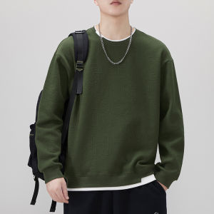 Jeanswest Trendy Brand Fake Two-Piece Hoodie Long Sleeve round Neck Sweatshirt for Boys Spring Autumn Youth American Style Top