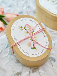 Original Design Mothers Day Packaging Box Goddess Day Simple High Aesthetic Cake Biscuit Snowflake Snack Universal Gift Box