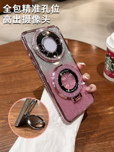 Magnetic Absorption Silicone Phone Case for Huawei Mate70 pro Full Cover Protection Sparkling Dustproof Lightweight Luxury