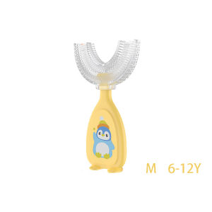 Childrens 360 Degree Infant U-shaped Toothbrush Baby Health Teethers Soft Silicone Baby Brush Kids Teeth Oral Care Cleaning