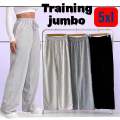 CELANA PANJANG WANITA SUPER JUMBO SWEAT PANTS LOOSEE PANT HIGHWAIST CELANA TRAINING KOREAN STYLE C. 