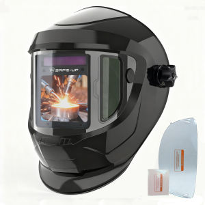 Auto Darkening Welding Helmet True Color 4 Sensors Side View Panoramic 180° Welding Mask Filter Lens for Welder Machine
