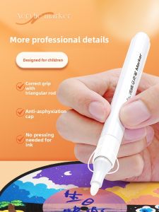Nora | Art-Specialized Acrylic Markers Not Transparent Overlayer-Friendly Waterproof and Oil-Resistant Smudge-Resistant