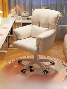 Modern Style Adjustable Height Office Chair Womens Bedroom Computer Chair Desk Chair Backrest Makeup Chair Home Use