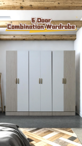 Almari 2 pintu -Sampoint 2 Door Wardrobe~Almari Baju 2 Pintu~Size Width 60cm X High 1706cm~With Drawer and Multiple Shelves~Suitable For Student Dormitories And Small rooms~Ready Stock