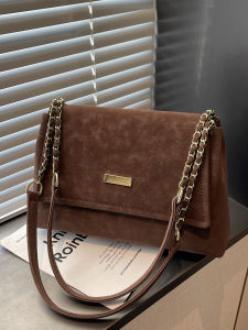 Retro Fashion Chain Tote Bag Womens Underarm Bag Large Capacity Commuter Single Shoulder Small Square Bag Handbag