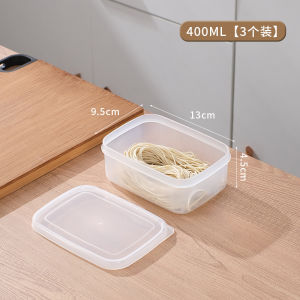 Hộp Đựng Mì Tươi Trong Tủ Lạnh Hộp Đựng Mì Khô Thủ Công Hộp Đựng Thức Ăn Trưa Bằng Nhựa PP Cấp Thực Phẩm Có Thể Chịu Nhiệt Từ Máy Vi Sóng