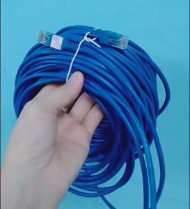 DÂY CÁP MẠNG CÁP LAN INTERNET UTP CAT 5E ĐÃ BẤM SẴN 2 ĐẦU DÀI 1.5M ĐỦ MÉT DÙNG CHO MÁY TÍNH CAMERA MÀU XANH BẢO HÀNH 12 THÁNG 1 ĐỔI 1