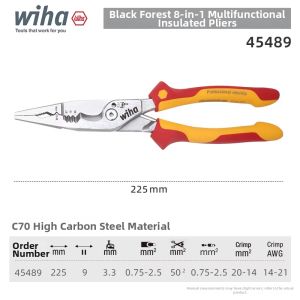 Wiha | Multifunctional Electrician 8-in-1 Cable Stripper