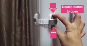 Adjustable Fridge Guard Refrigerator Door Latch Baby Safety Child Lock Appliance Door Safety Lock COD