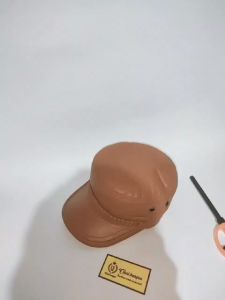 Promo Topi Nahkoda & Polis Kulit Domba Asli (Banyak Varian Warna) COD