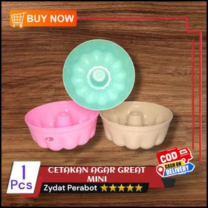 Cetakan Agar-agar Great Mini / Cetakan Pudding /Loyang Catakan Pudding Plastik Bunga