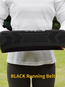 WRELS Belt Bag For Running Large Capacity High Elasticity Multifunction Knitted Mesh Breathable