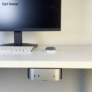 Giá đỡ Mac Mini M4/M4 Pro gắn dưới bàn sau màn hình chuẩn VESA