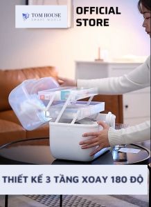 [SIZE LỚN] Hộp Đựng Gia Đình 3 Tầng Hộp Y Tế Phân Loại TOMHOUSE Cỡ Lớn Siêu Tiện Dụng
