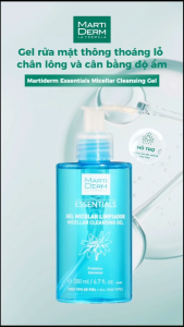 Gel Rửa Mặt MartiDerm Micellar Cleansing Gel (200ml)