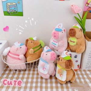 Gấu bông Chuột lang Capybara Chảy Mũi Túi Rùa Gà kéo loại nhỏ mẫu mới ảnh thật