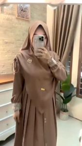 GAMIS CRINKLE DRESS LEBARAN DRES JUMBO DRESS MAXY KEKINIAN