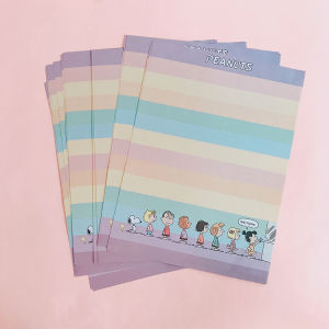 M Home Rainbow Snoopy Charlie Love Letter Envelope Card File Storage Paper Bag Communication Seal Envelope Stationery Supplies
