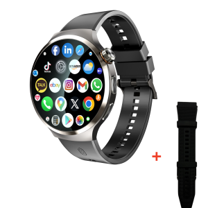 4G/5G Full Netcom Smartwatch 1.98inch Amoled Smart Watch With 210° Rotary Camera Android 13.0 Dual System GPS 1900mAH Battery