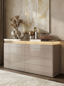 Elegant Minimalist Style 8-Drawer Cabinet