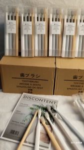 [10 เซต 40 ชิ้น] แปรงสีฟัน แปรงสีฟันญี่ปุ่น แปรงขนนุ่ม ไม่เจ็บเหงือกToothbrush แปรงฟันสุดฮิตติดกระแส. WD99