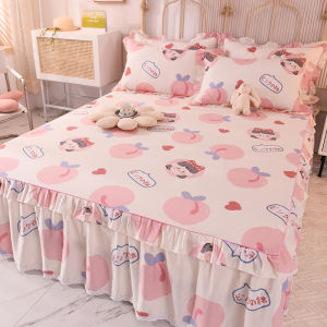 LINGYUN | Lace Princess Style Slip-Resistant and Concealing Bed Skirt