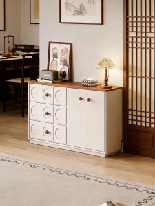 YANGYING | Retro Style Wall-Mounted Storage Cabinet 30cm
