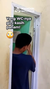 Tarikan Kunci Pintu Kamar Mandi / Kunci Bulat pvc / Tarikan Plastik / Handle Konci Pintu WC
