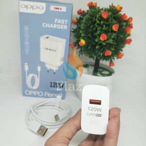 FLZ TRAVEL CHARGER ORI 100% OPPO RENO 9 120W SUPPORT FAST CHARGING DAN VOOC