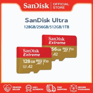 SanDisk Extreme MicroSDXC Card /128GB/256GB/512GB/1TB/2TB|C10 UHS-I V30 |Speed Up To 190MB/s High-Speed for 4K Video