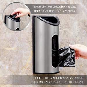 【Ready Stock】Garbage bag storage box wall-mount plastic bag extraction box storage box Bekas Letak Plastik Sampah