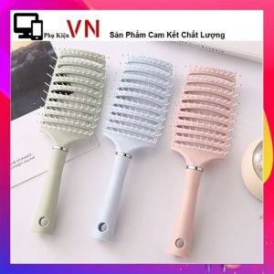 Lược Chải Phồng Tóc Tạo Kiểu Thiết Kế Vong Cung Làm Xoăn Phồng Tóc Dễ Dàng - Lược Chải Massage Gỡ Rối Tóc Hiệu Quả