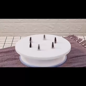 80Pcs Ultimate Cake Decorating Kit with Turntable - Piping BagsComplete Baking Set for Home Bakers