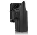 Polymer OWB Holster,IPSC Universal Gun Holster,การฝึกอบรมการถ่ายภาพ,เข็มขัดคลิปสิ่งที่แนบมา, glock/SW/Hellcat/92fs. 