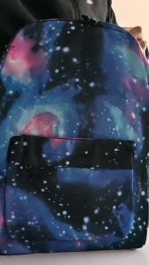 Broloy Dog Three-Piece Schoolbag Mens and Womens Student Leisure Bag Printed Large Capacity Outdoor Backpack Computer Bag