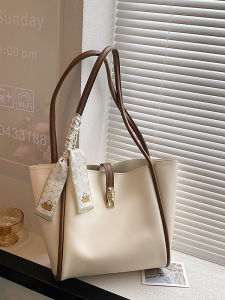 High-End Large Capacity Tote Bag Handmade DIY Material Gift for Girlfriend Fashionable Single Shoulder Underarm Casual Simple Style