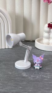 Happy Sanrio Mini Table Lamp LED Ambient Light Pajangan Lampu Tidur Kecil Meja Belajar Warna Warni Kuromi Pochacco MyMelody StrawberryKing Cinnamoroll PompomPurin